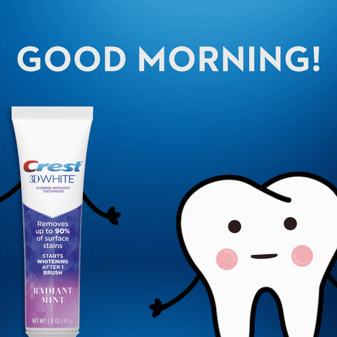 Happy Good Morning GIF by Crest