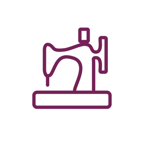 Sewing Nähen Sticker by stoffede