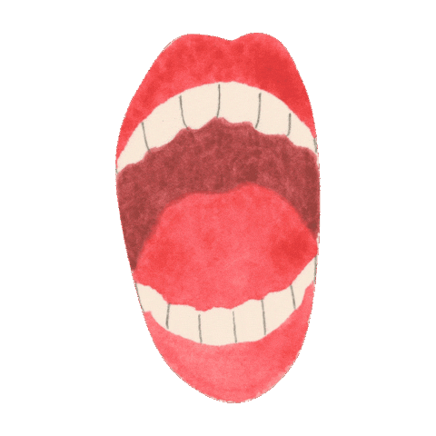 Mouth Sticker by colorfulrat