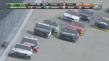 Racing Bump GIF by NASCAR