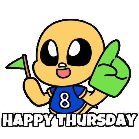 Happy Thursday Sticker by Christophers Genie