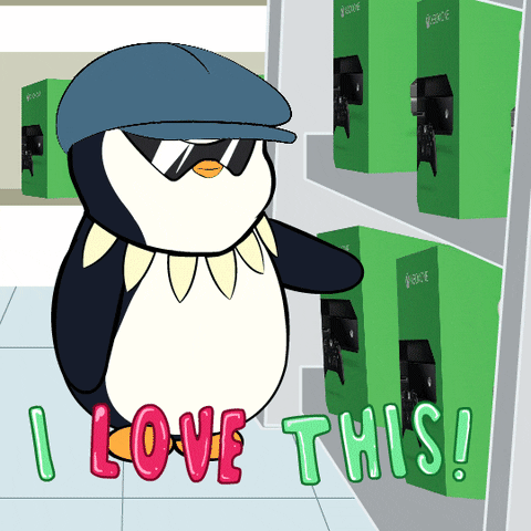 Video Games Shopping GIF by Pudgy Penguins