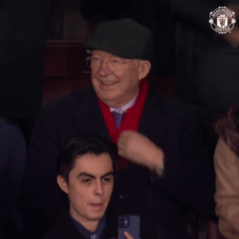 Sir Alex Reaction GIF by Manchester United