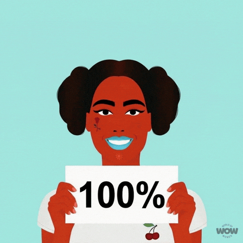 Holding Sign Wow GIF by World Of Women