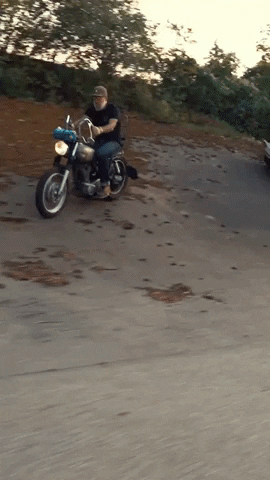 Easy Rider Chase GIF by Concrete Surfers Motorcycle Dudes - CSMD