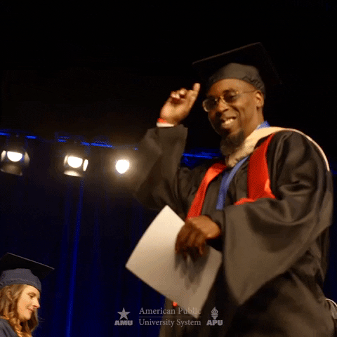 I Did It Celebration GIF by American Military University