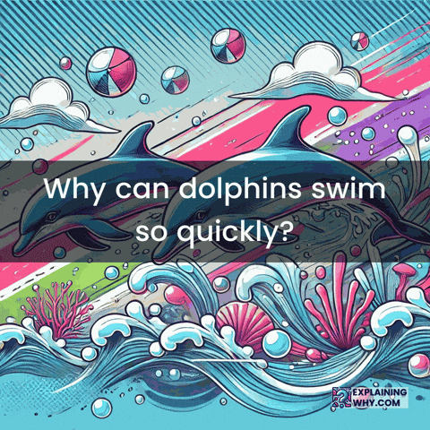 Dolphins Fast Swimming GIF by ExplainingWhy.com