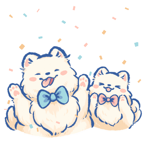 Happy Puppy Sticker by Lazy Corgi