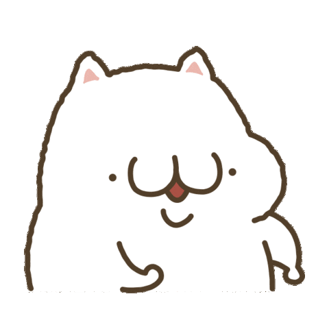 Cat 頑張る Sticker