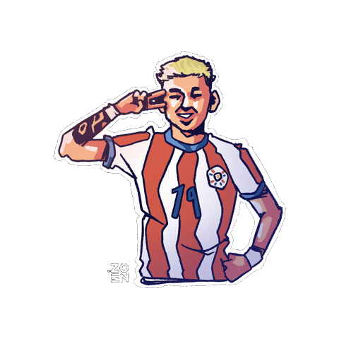 Paraguay Zoen Sticker
