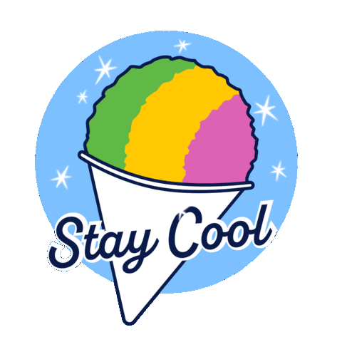 Stay Cool Ice Sticker by Saint Theresa Bilingual School