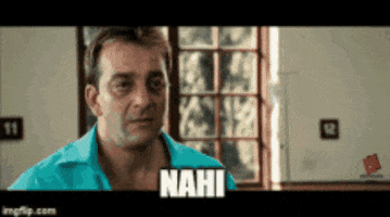 Sanjay Dutt Nahi GIF