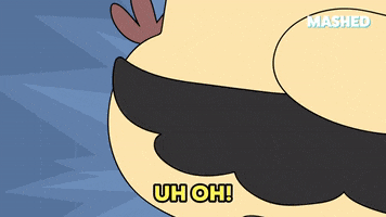 Uh Oh Animation GIF by Mashed