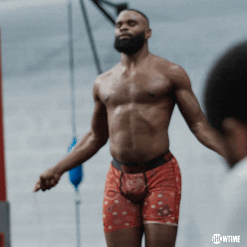 Skipping Tyron Woodley GIF by SHOWTIME Sports