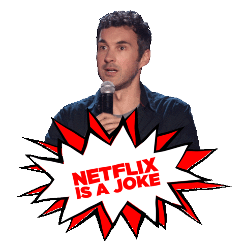 Netflix Jokes Sticker by Mark Normand