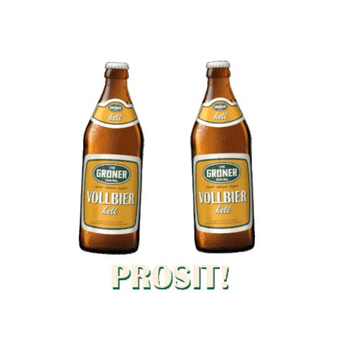 Beer Cheers Sticker by Grüner Bier