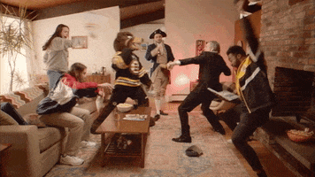 Home Run Celebration GIF by Plymouth Rock Assurance