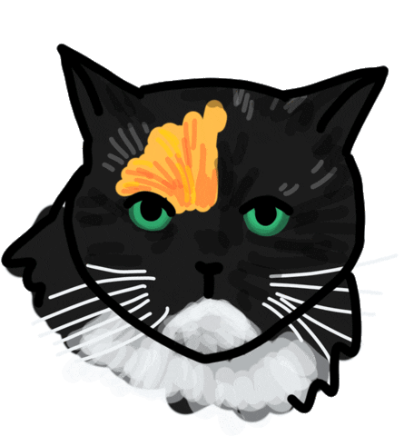 Cat Illustration Sticker by Soofiya