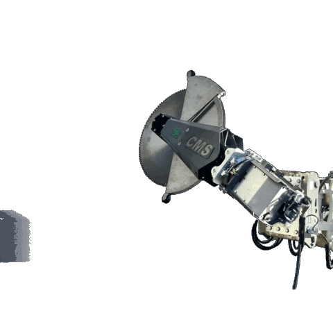 Baggersäge Sticker by Gebrüder Egli Maschinen AG