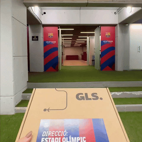 Fc Barcelona Unboxing GIF by GLS Spain
