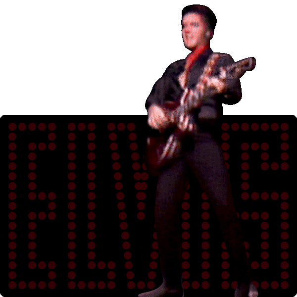1950S 50S Sticker by Elvis Presley