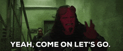 come on horns GIF by Hellboy Movie