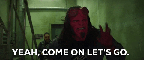 come on horns GIF by Hellboy Movie - Find & Share on GIPHY