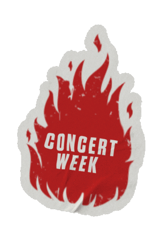 Sticker Fire Sticker by Live Nation