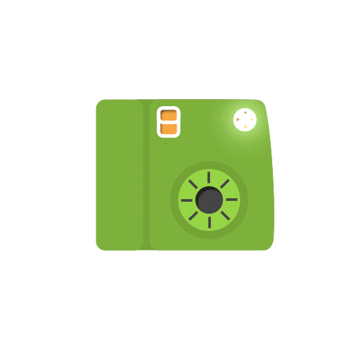 Camera Polaroid Sticker by intertotal