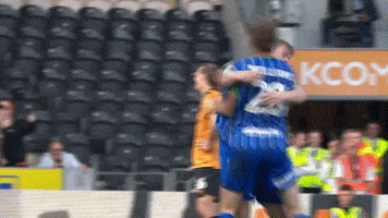 Joe Williams Hugging GIF by Wigan Athletic