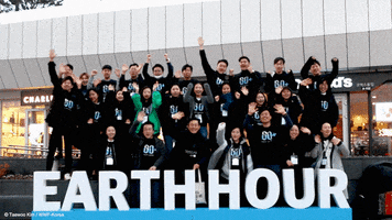happy south korea GIF by Earth Hour