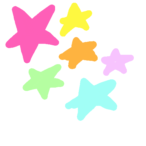Rainbow Star Sticker