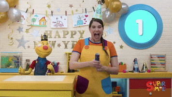 Happy New Year Caities Classroom GIF by Super Simple