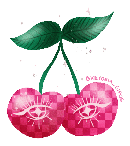 Fashion Cherry Sticker by siposviki