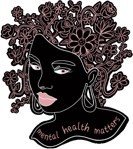 Mental Health Flowers Sticker