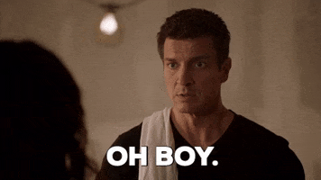 Shocked Nathan Fillion GIF by ABC Network