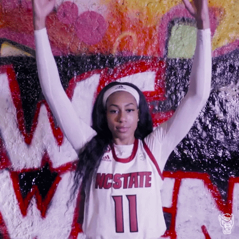 Threes GIF by NC State Athletics