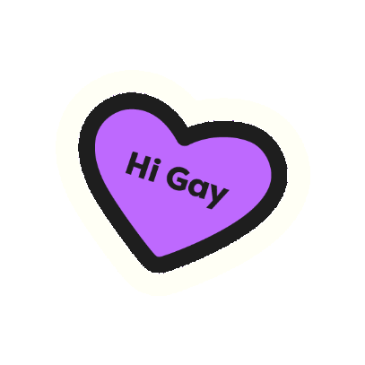 Heart Love Sticker by Bergen Pride