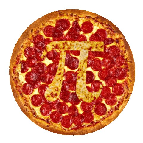 Pizza Pi Sticker by Tom Windeknecht