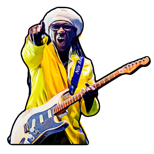 Nile Rodgers Sticker by Hipgnosis Songs
