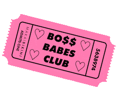 Pink Club Sticker by Makai