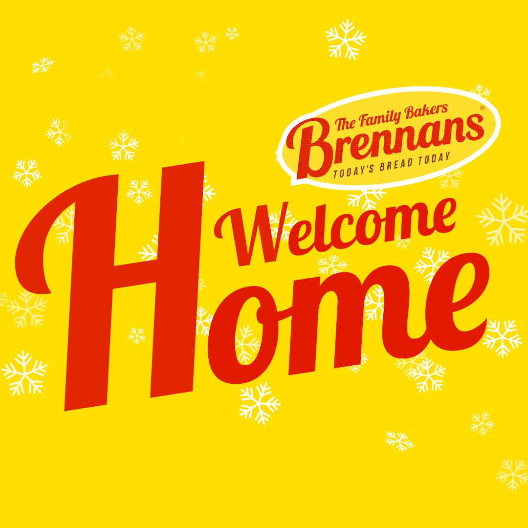 BrennansBread_Ireland christmas snow home welcome GIF