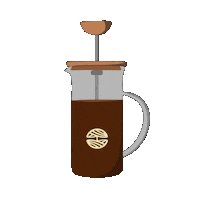 Coffee Cup Sticker by Orfeu Cafés Especiais