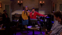 See a GIF of Howard And Raj Embracing Man Boobs on The Big Bang Theory