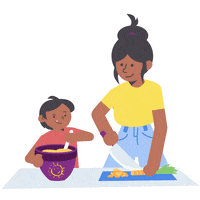 Cooking Together Mothers Day GIF by MassWIC