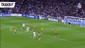 Dugout goal real madrid champions league ronaldo GIF