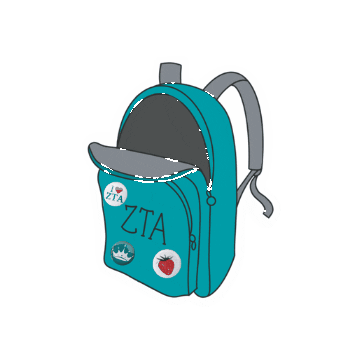 Sorority Zeta Sticker by ztafraternity