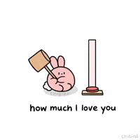 Bunny I Love You Sticker - Bunny I Love You Heart - Discover & Share GIFs