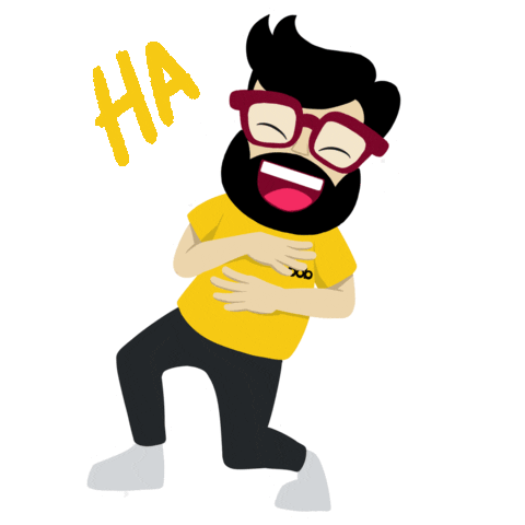 Laugh Lol Sticker by Talkabot Indonesia