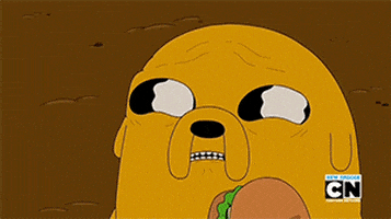 Adventure Time Eating GIF